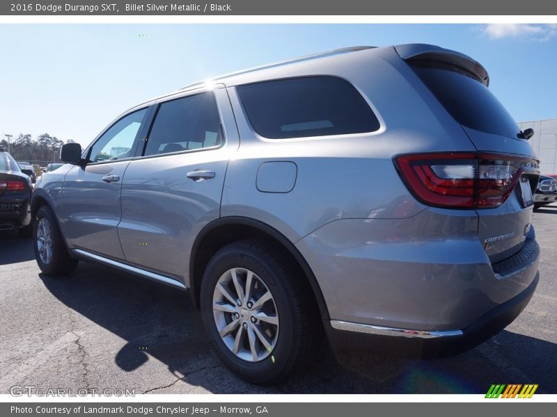 Billet Silver Metallic / Black 2016 Dodge Durango SXT