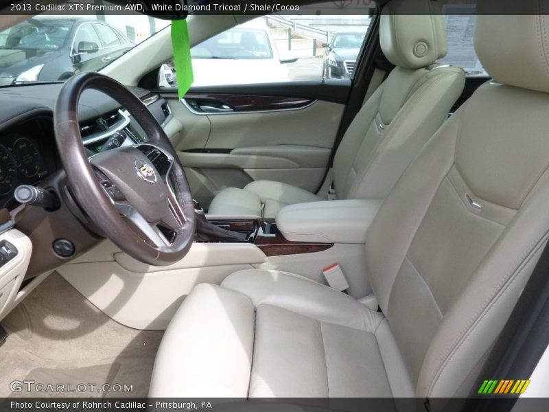 White Diamond Tricoat / Shale/Cocoa 2013 Cadillac XTS Premium AWD