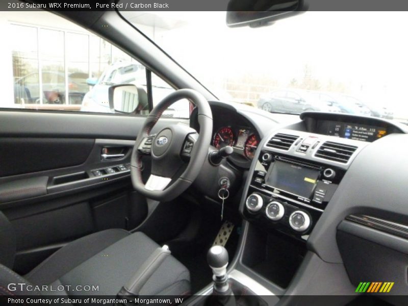 Pure Red / Carbon Black 2016 Subaru WRX Premium