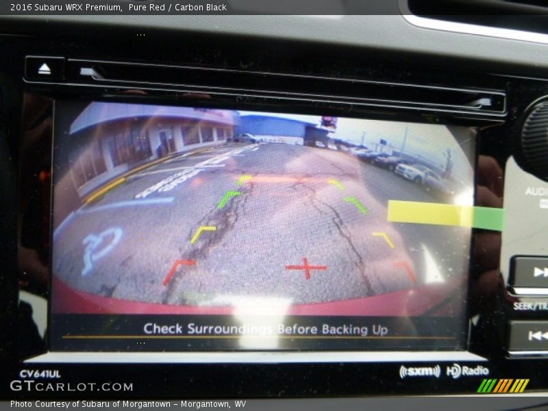 Pure Red / Carbon Black 2016 Subaru WRX Premium