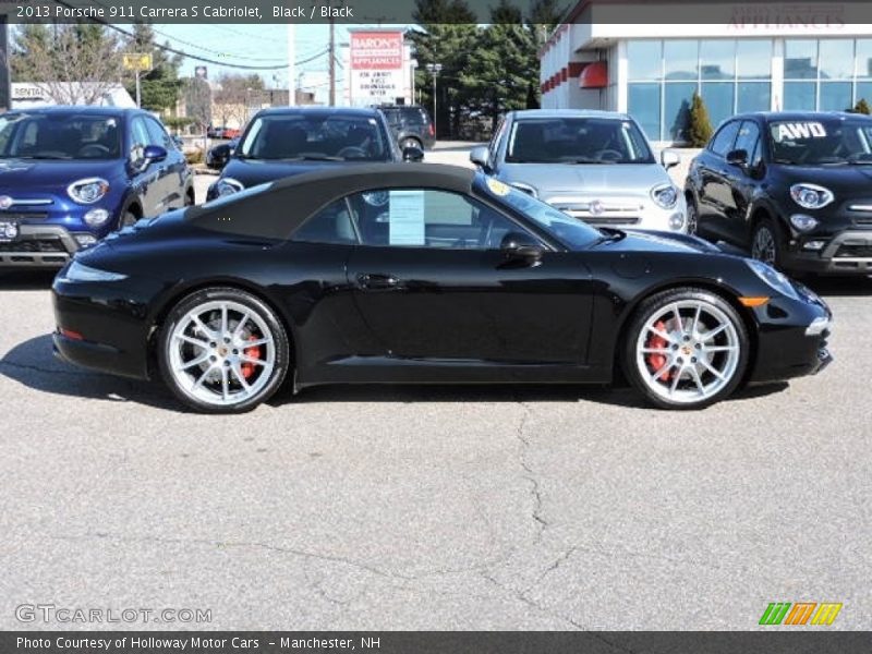 Black / Black 2013 Porsche 911 Carrera S Cabriolet