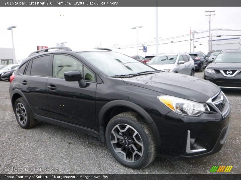 Crystal Black Silica / Ivory 2016 Subaru Crosstrek 2.0i Premium