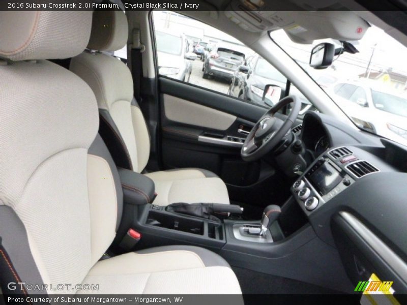 Crystal Black Silica / Ivory 2016 Subaru Crosstrek 2.0i Premium