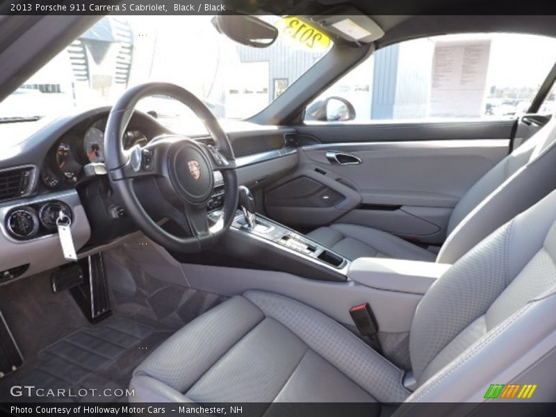 Black / Black 2013 Porsche 911 Carrera S Cabriolet