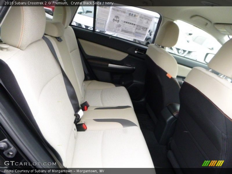 Crystal Black Silica / Ivory 2016 Subaru Crosstrek 2.0i Premium