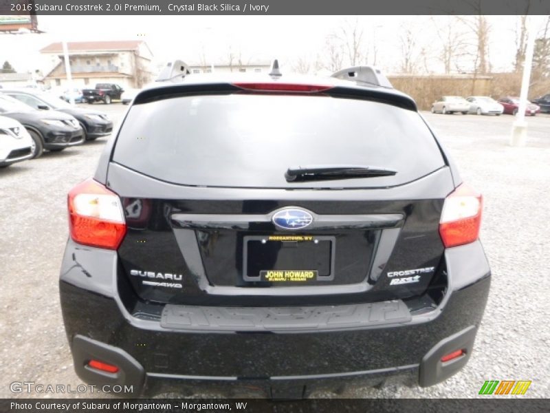 Crystal Black Silica / Ivory 2016 Subaru Crosstrek 2.0i Premium