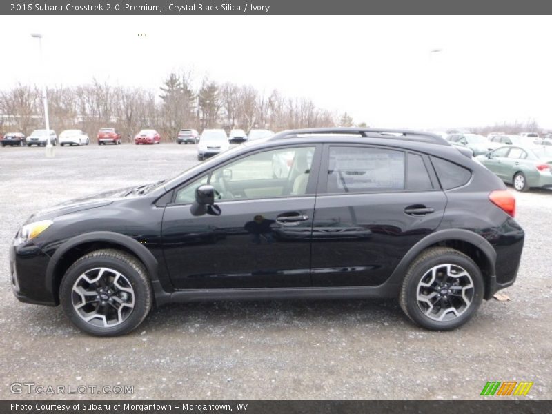 Crystal Black Silica / Ivory 2016 Subaru Crosstrek 2.0i Premium