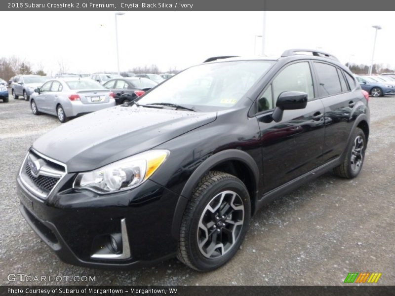Crystal Black Silica / Ivory 2016 Subaru Crosstrek 2.0i Premium