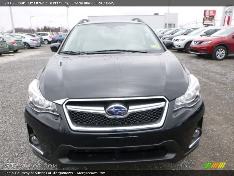 Crystal Black Silica / Ivory 2016 Subaru Crosstrek 2.0i Premium