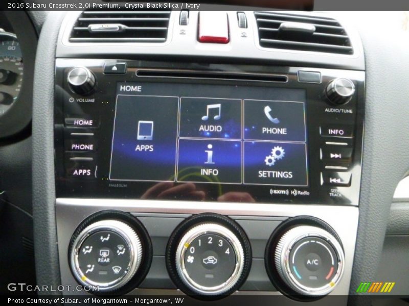 Crystal Black Silica / Ivory 2016 Subaru Crosstrek 2.0i Premium