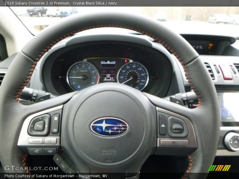 Crystal Black Silica / Ivory 2016 Subaru Crosstrek 2.0i Premium