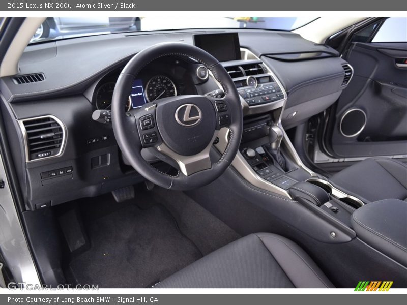 Atomic Silver / Black 2015 Lexus NX 200t