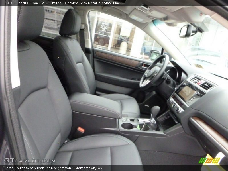 Carbide Gray Metallic / Slate Black 2016 Subaru Outback 2.5i Limited