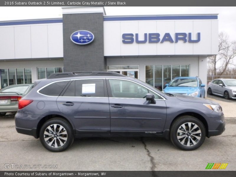 Carbide Gray Metallic / Slate Black 2016 Subaru Outback 2.5i Limited