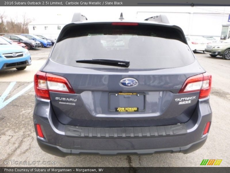 Carbide Gray Metallic / Slate Black 2016 Subaru Outback 2.5i Limited