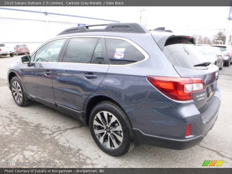 Carbide Gray Metallic / Slate Black 2016 Subaru Outback 2.5i Limited