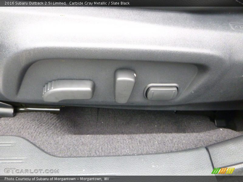 Carbide Gray Metallic / Slate Black 2016 Subaru Outback 2.5i Limited