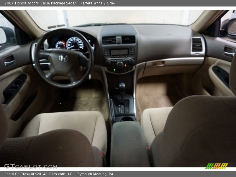 Taffeta White / Gray 2007 Honda Accord Value Package Sedan