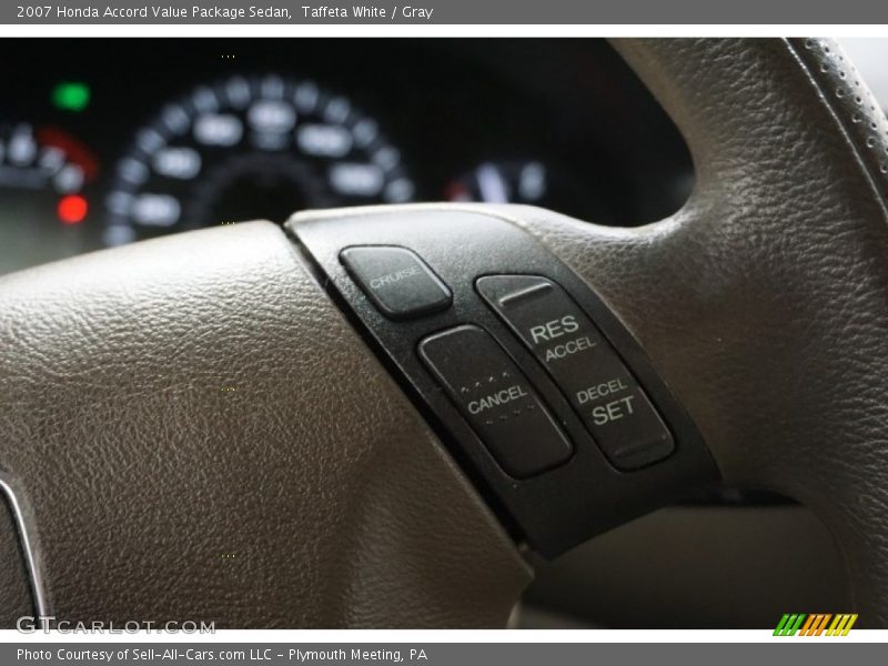 Taffeta White / Gray 2007 Honda Accord Value Package Sedan