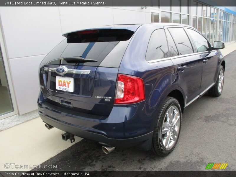 Kona Blue Metallic / Sienna 2011 Ford Edge Limited AWD