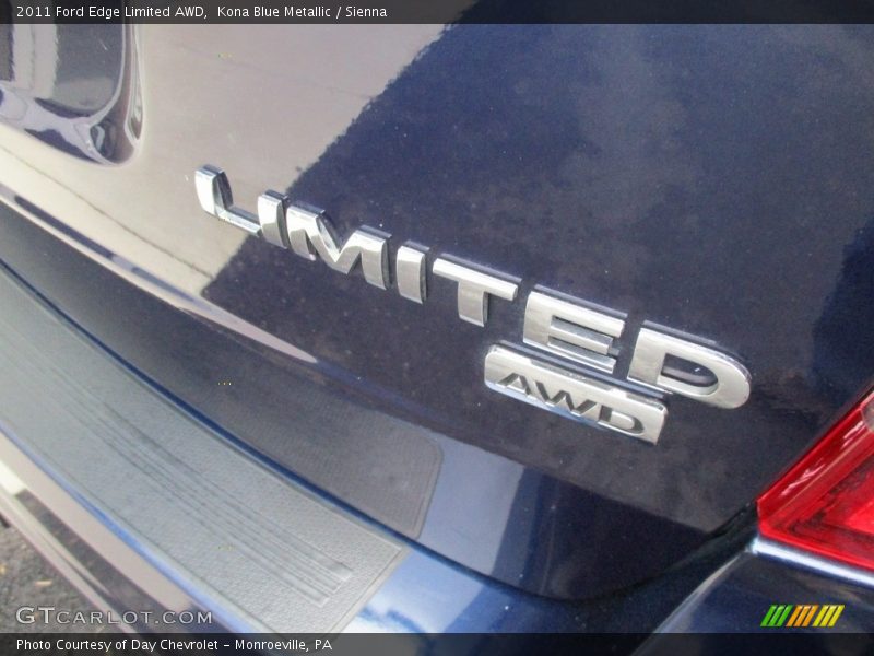 Kona Blue Metallic / Sienna 2011 Ford Edge Limited AWD