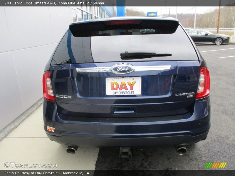 Kona Blue Metallic / Sienna 2011 Ford Edge Limited AWD