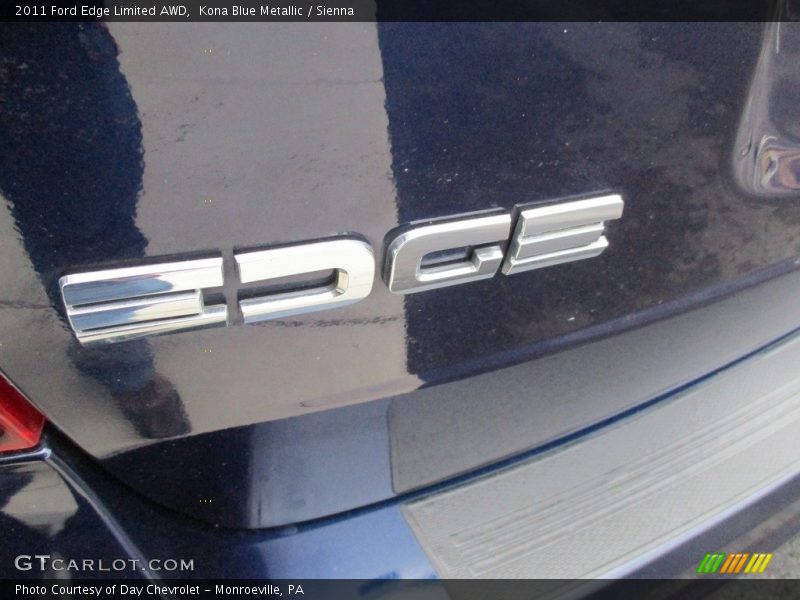 Kona Blue Metallic / Sienna 2011 Ford Edge Limited AWD