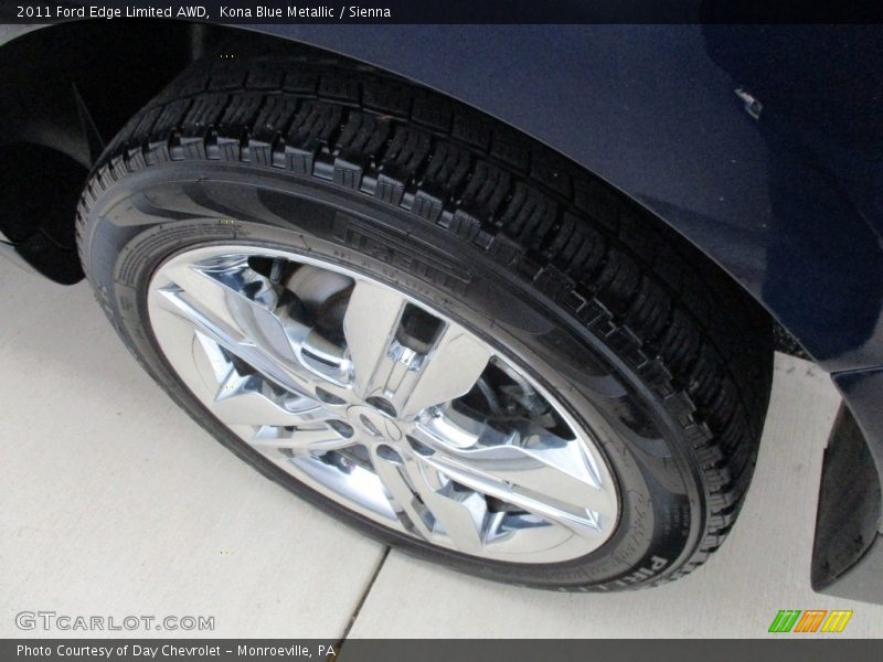 Kona Blue Metallic / Sienna 2011 Ford Edge Limited AWD
