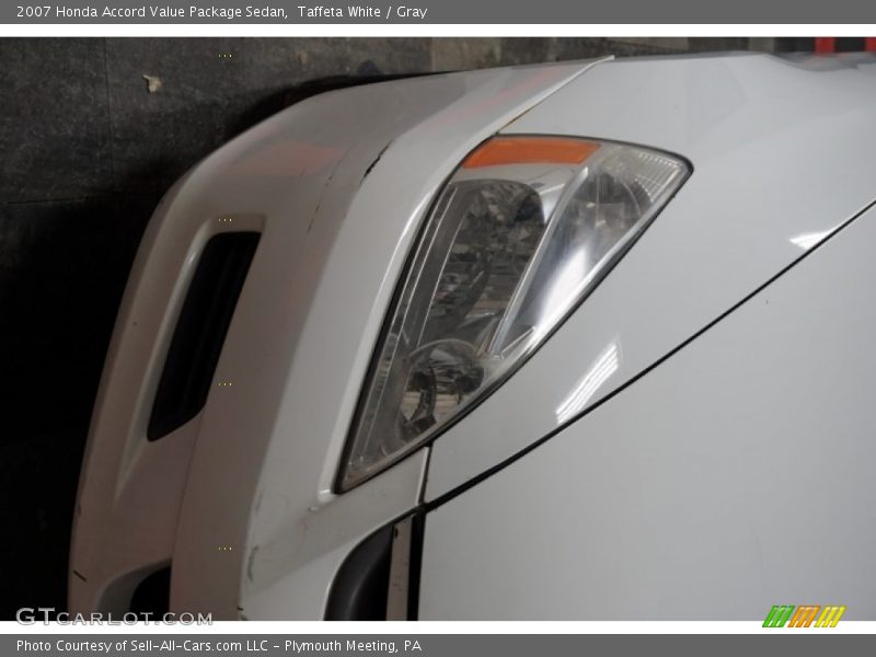 Taffeta White / Gray 2007 Honda Accord Value Package Sedan