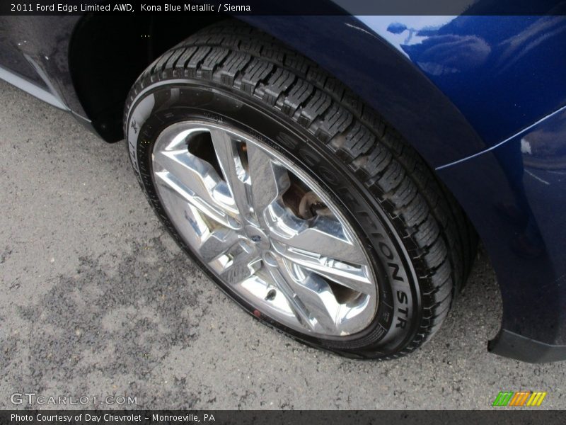 Kona Blue Metallic / Sienna 2011 Ford Edge Limited AWD