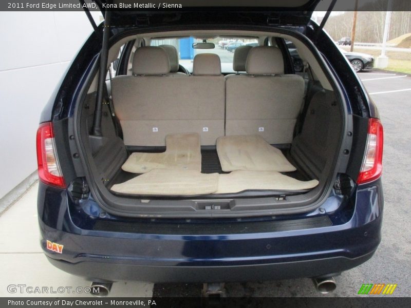 Kona Blue Metallic / Sienna 2011 Ford Edge Limited AWD