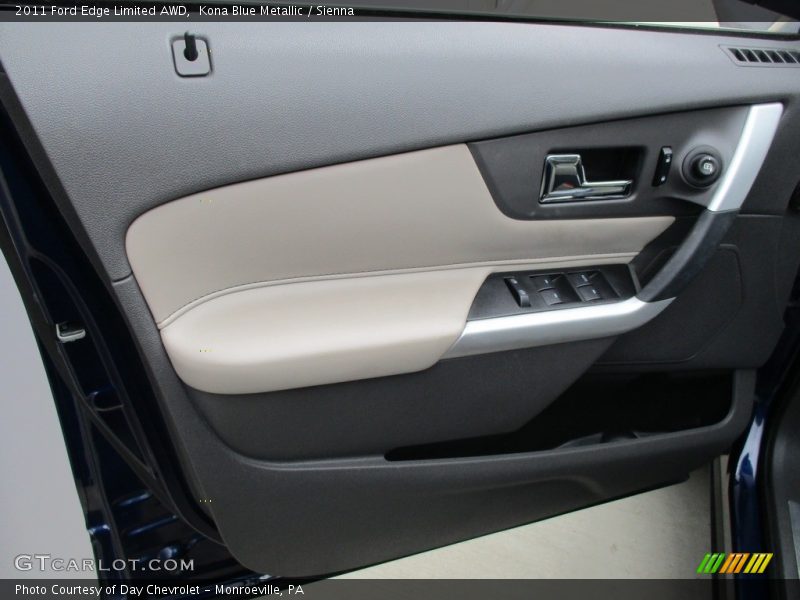 Kona Blue Metallic / Sienna 2011 Ford Edge Limited AWD