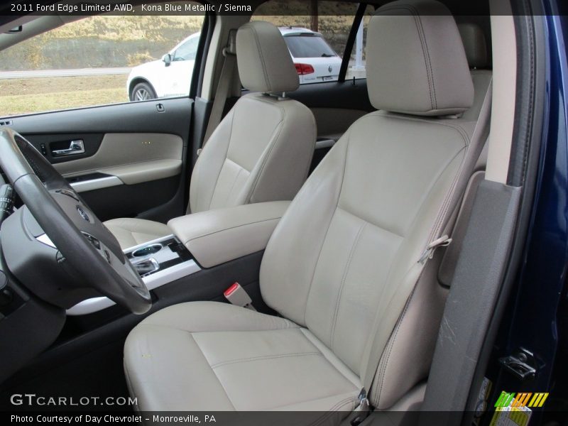 Kona Blue Metallic / Sienna 2011 Ford Edge Limited AWD