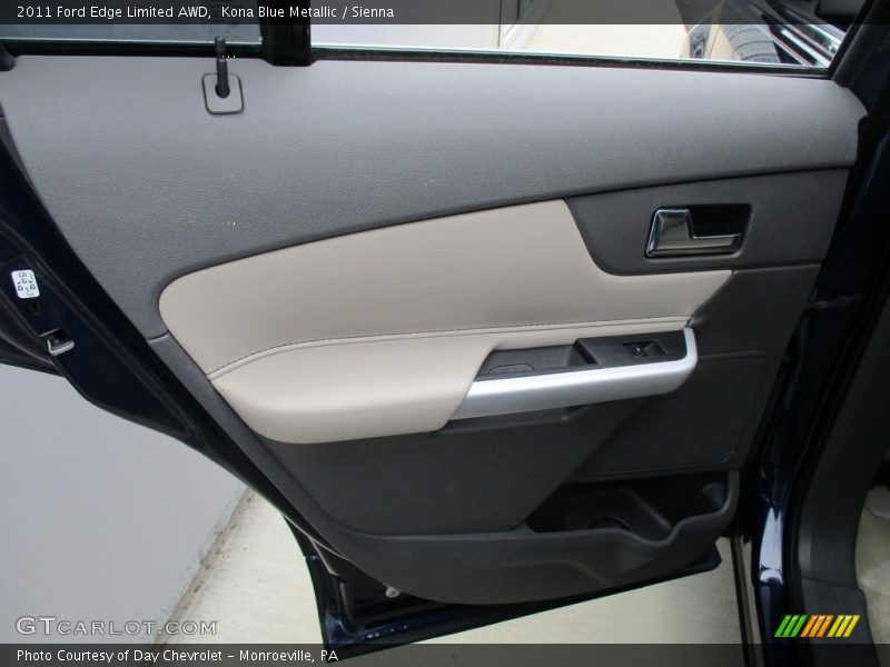 Kona Blue Metallic / Sienna 2011 Ford Edge Limited AWD