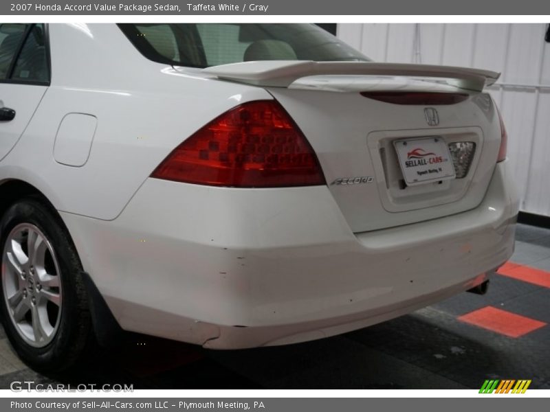 Taffeta White / Gray 2007 Honda Accord Value Package Sedan