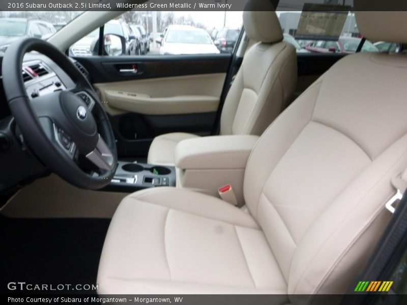 Wilderness Green Metallic / Warm Ivory 2016 Subaru Outback 2.5i Limited