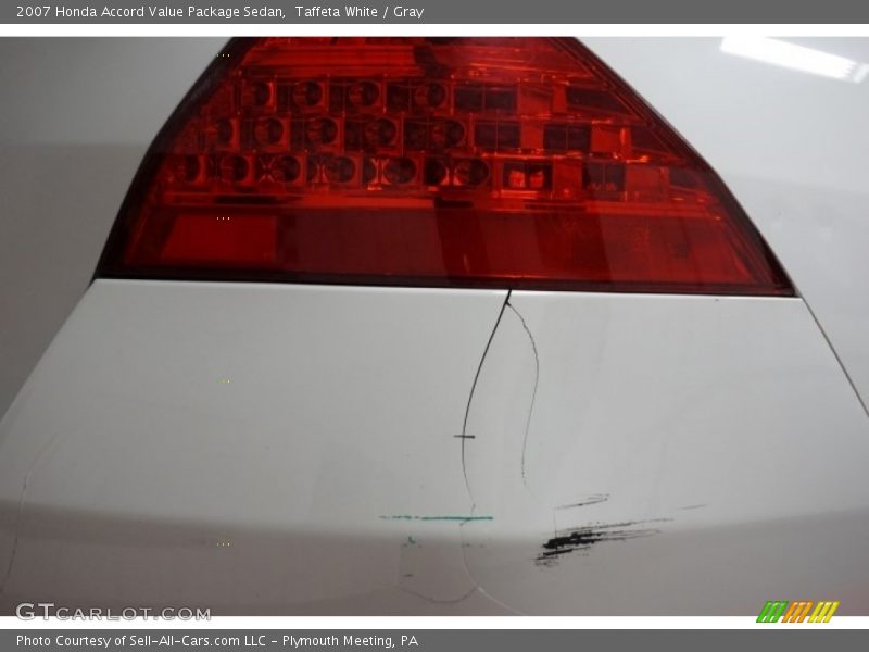 Taffeta White / Gray 2007 Honda Accord Value Package Sedan