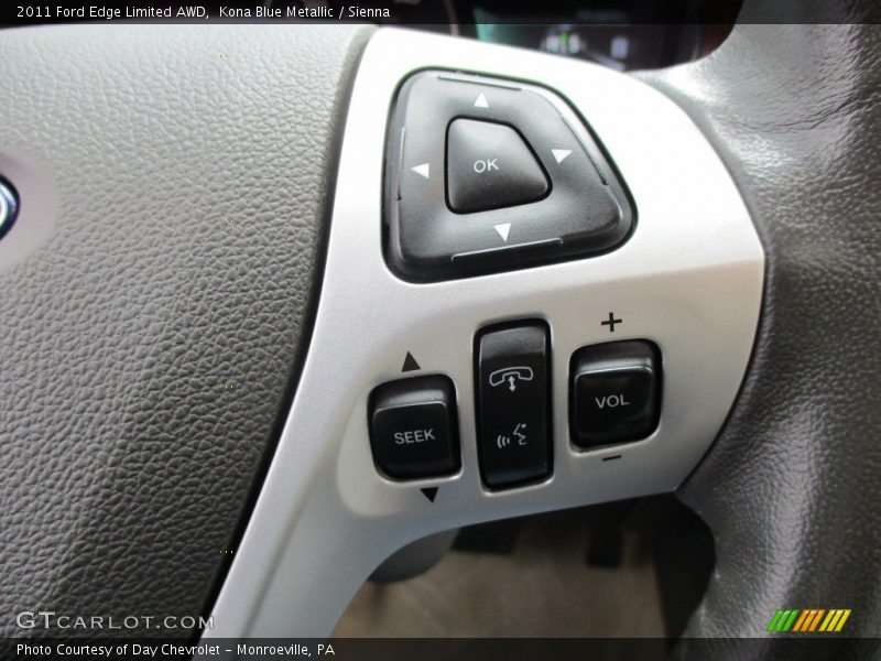 Kona Blue Metallic / Sienna 2011 Ford Edge Limited AWD