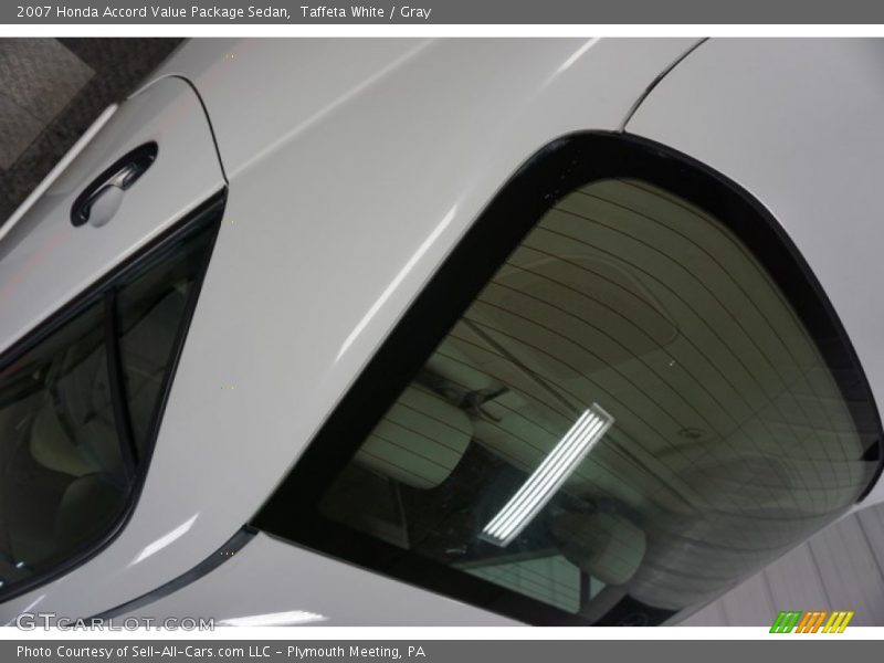 Taffeta White / Gray 2007 Honda Accord Value Package Sedan