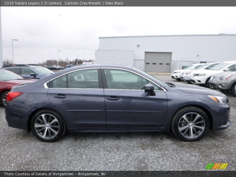 Carbide Gray Metallic / Slate Black 2016 Subaru Legacy 2.5i Limited