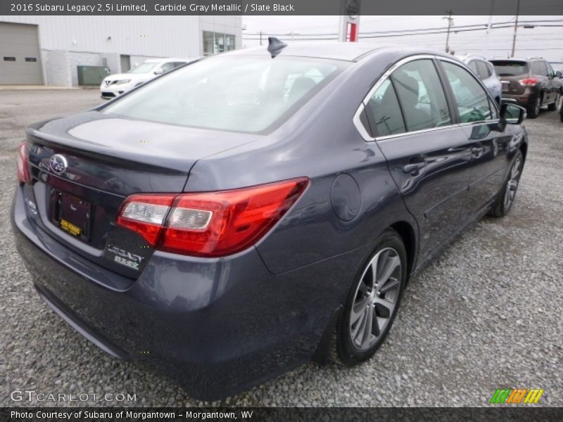 Carbide Gray Metallic / Slate Black 2016 Subaru Legacy 2.5i Limited