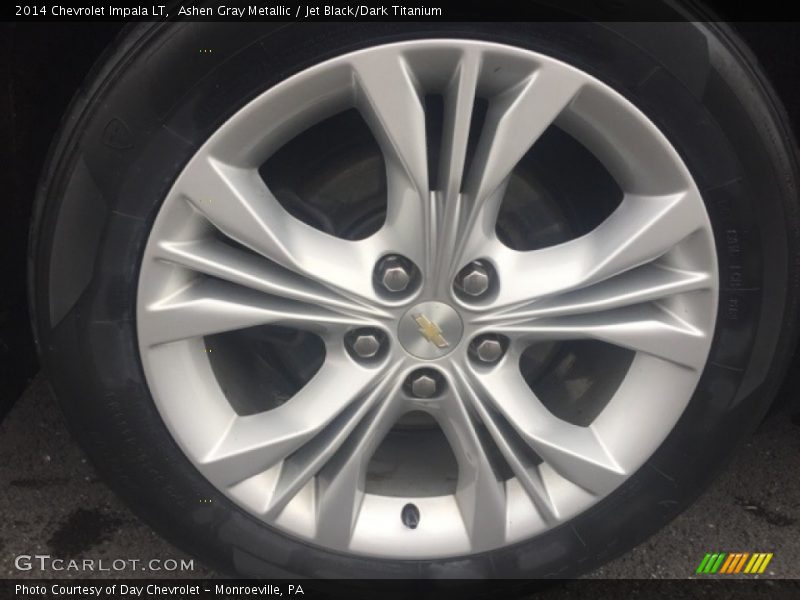 Ashen Gray Metallic / Jet Black/Dark Titanium 2014 Chevrolet Impala LT