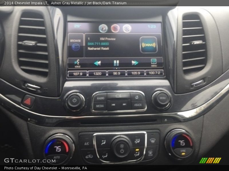 Ashen Gray Metallic / Jet Black/Dark Titanium 2014 Chevrolet Impala LT