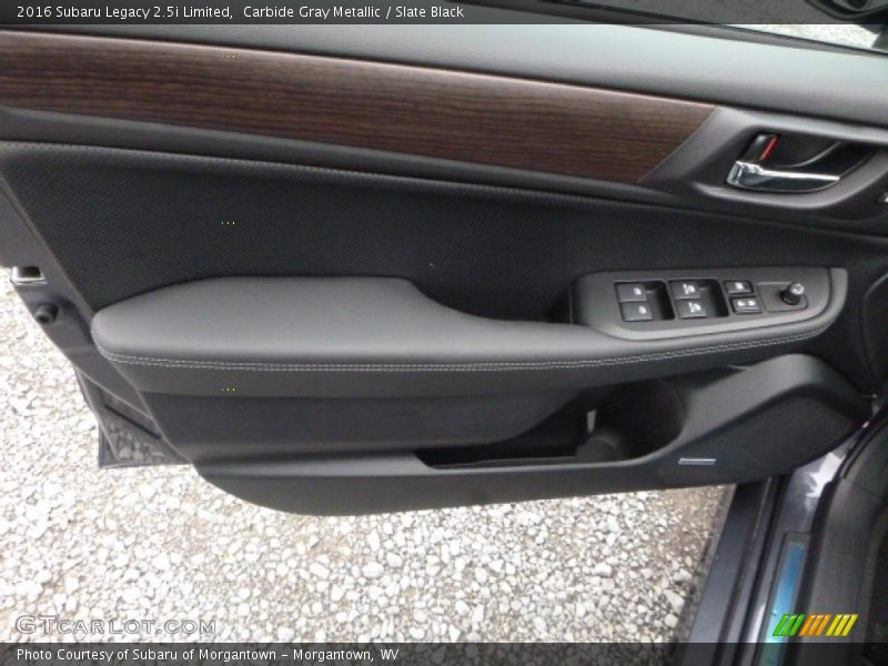 Carbide Gray Metallic / Slate Black 2016 Subaru Legacy 2.5i Limited