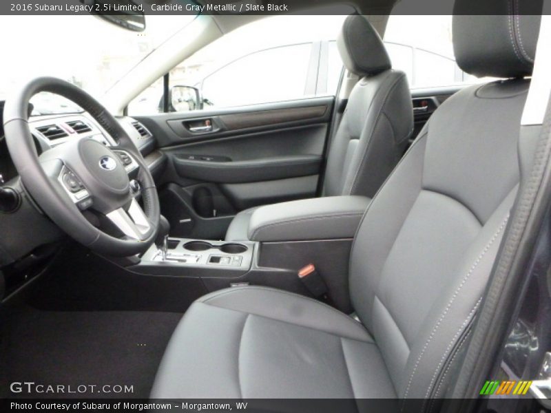 Carbide Gray Metallic / Slate Black 2016 Subaru Legacy 2.5i Limited