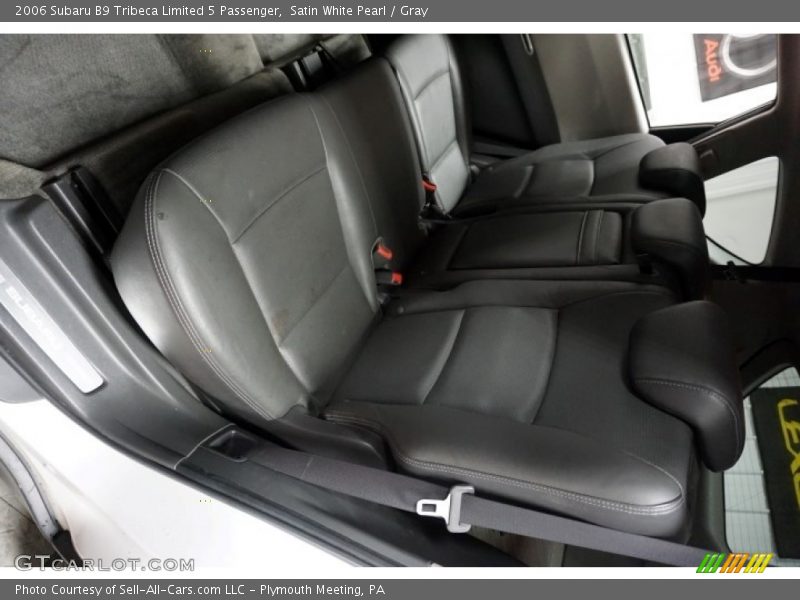 Satin White Pearl / Gray 2006 Subaru B9 Tribeca Limited 5 Passenger