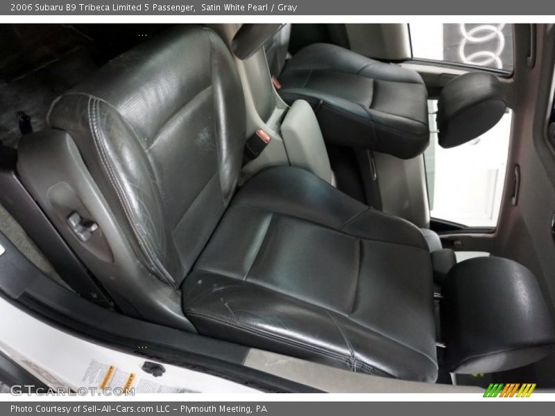 Satin White Pearl / Gray 2006 Subaru B9 Tribeca Limited 5 Passenger
