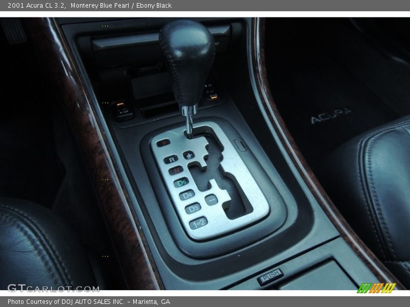 Monterey Blue Pearl / Ebony Black 2001 Acura CL 3.2