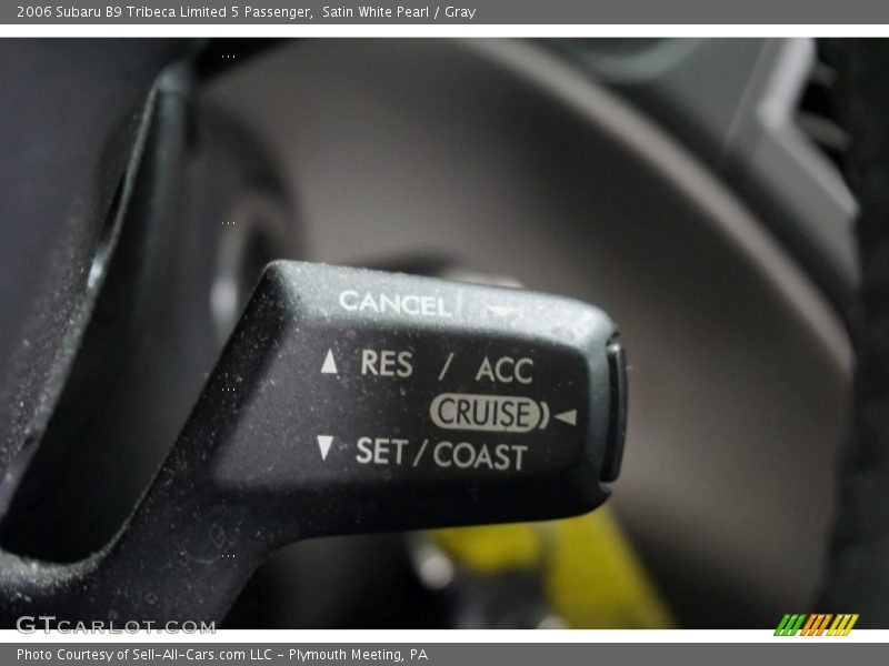 Satin White Pearl / Gray 2006 Subaru B9 Tribeca Limited 5 Passenger