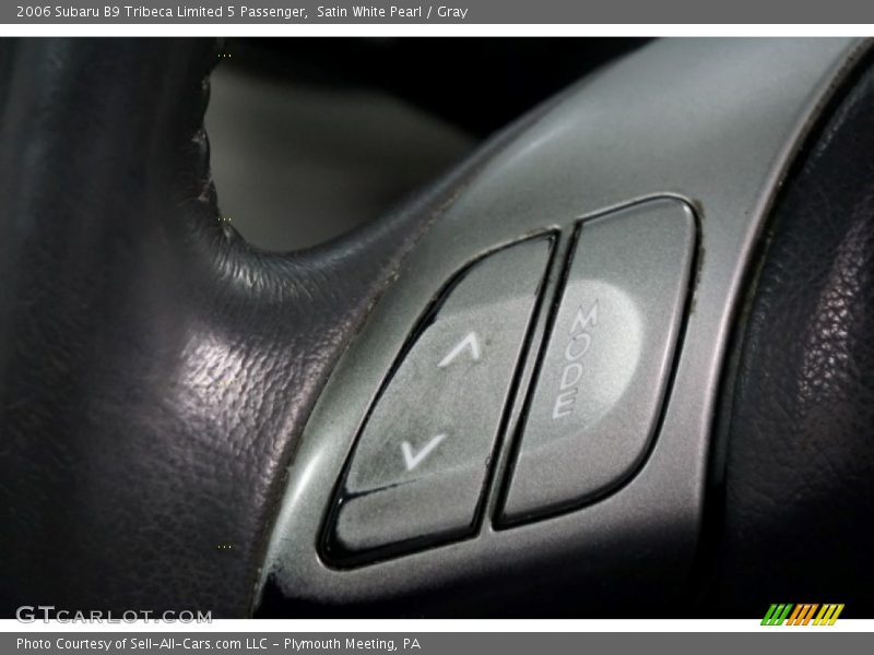 Satin White Pearl / Gray 2006 Subaru B9 Tribeca Limited 5 Passenger